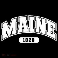 Maine Collegiate Style 1820 USA-Made Doggie Bandana thumb 2