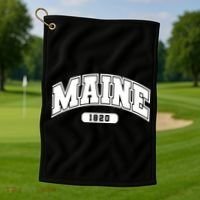 Maine Collegiate Style 1820 Golf Towel thumb 1