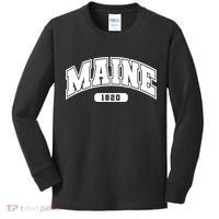 Maine Collegiate Style 1820 Kids Long Sleeve Shirt thumb 0