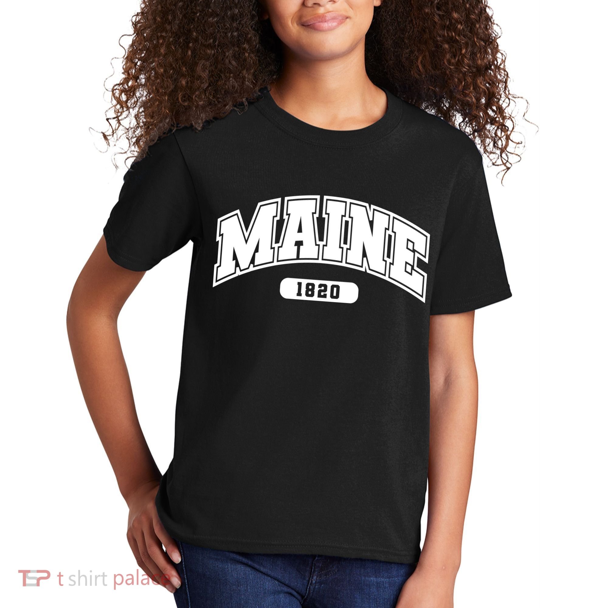 Maine Collegiate Style 1820 Kids T-Shirt
