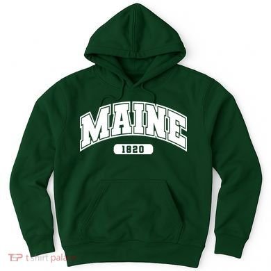 Maine Collegiate Style 1820 Hoodie
