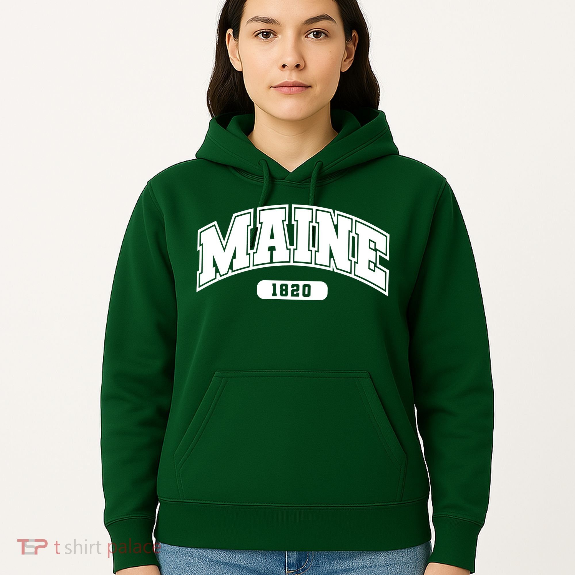 Maine Collegiate Style 1820 Hoodie