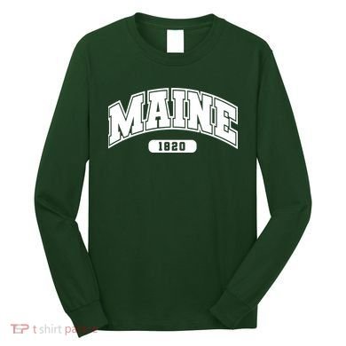 Maine Collegiate Style 1820 Long Sleeve Shirt