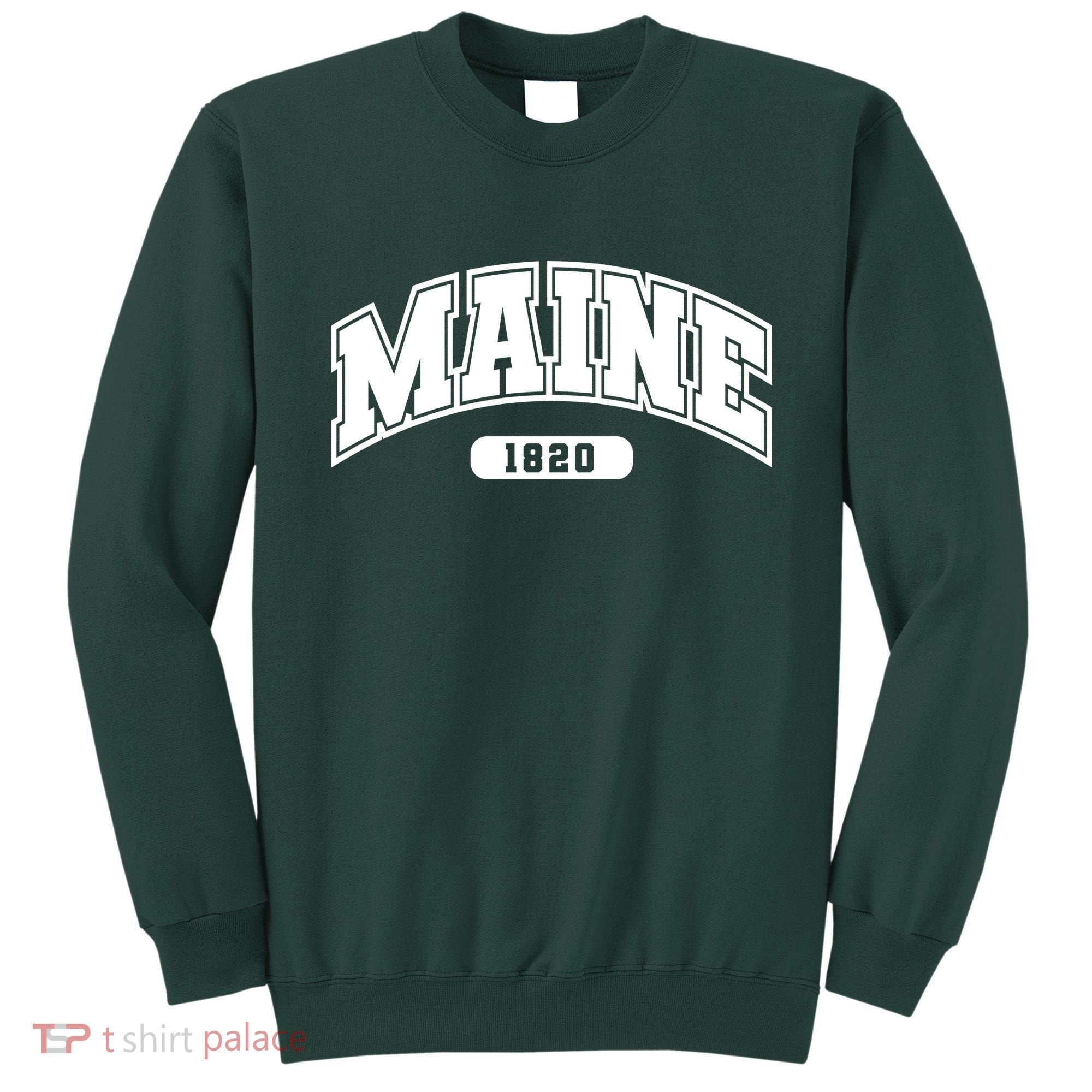 Maine Collegiate Style 1820 Sweatshirt
