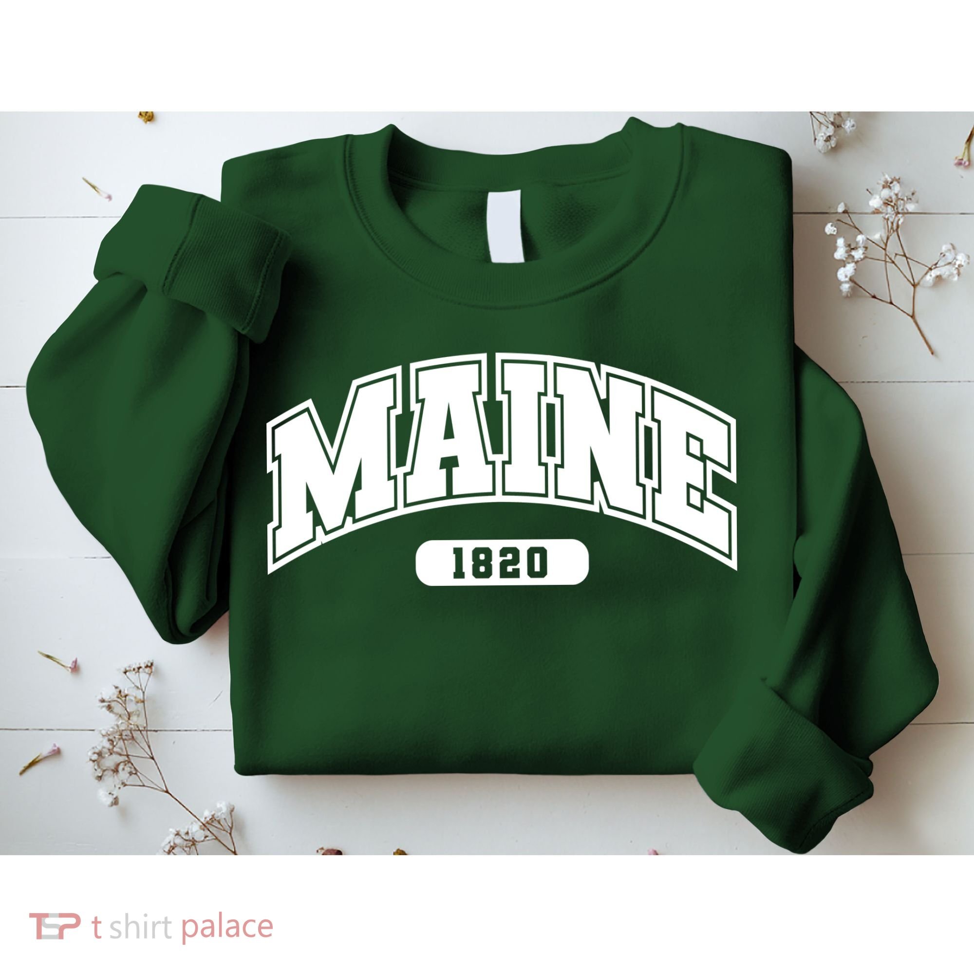 Maine Collegiate Style 1820 Sweatshirt