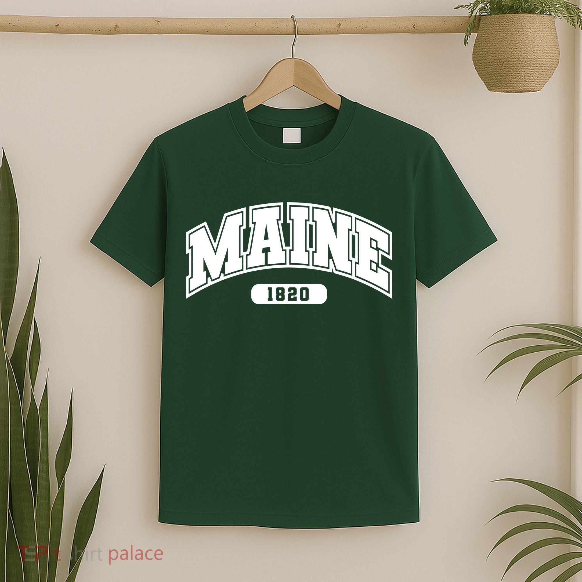 Maine Collegiate Style 1820 T-Shirt
