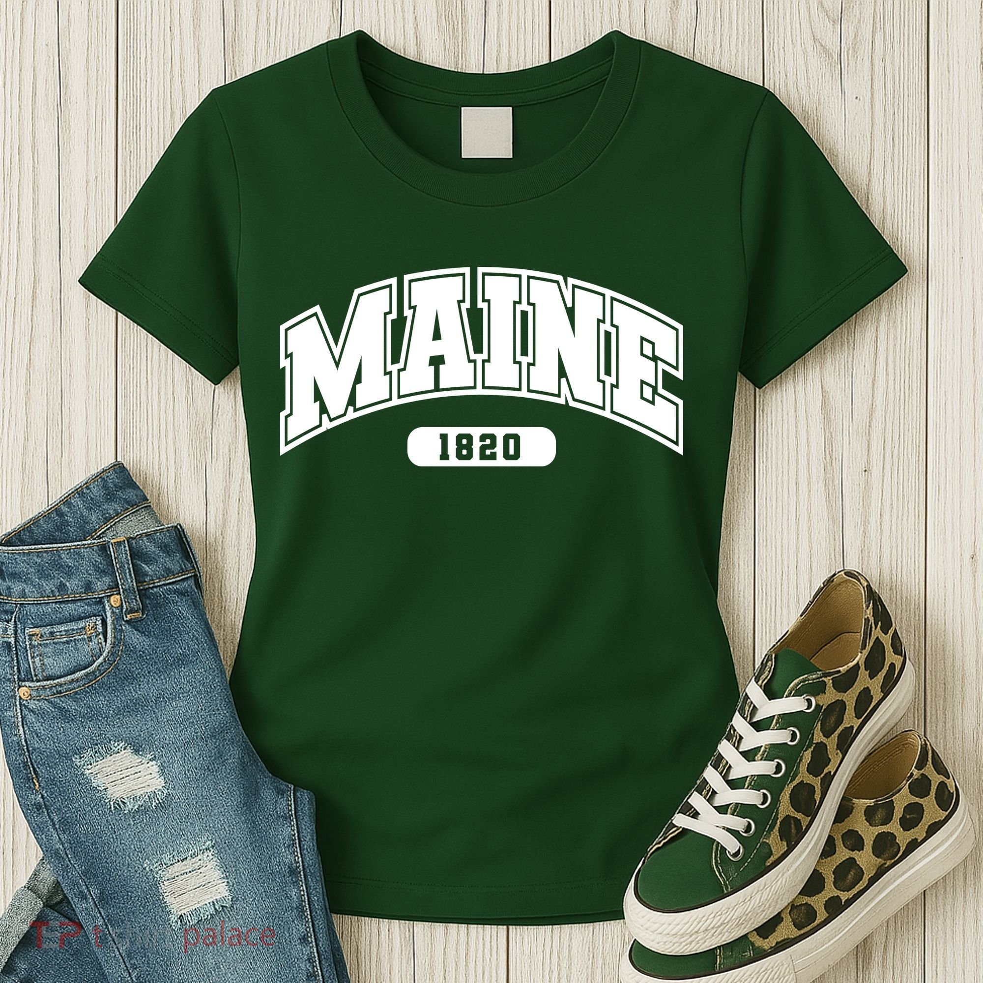 Maine Collegiate Style 1820 Women's T-Shirt
