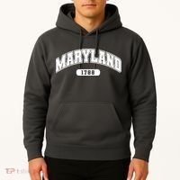 Maryland Collegiate Style 1788 Hoodie thumb 2