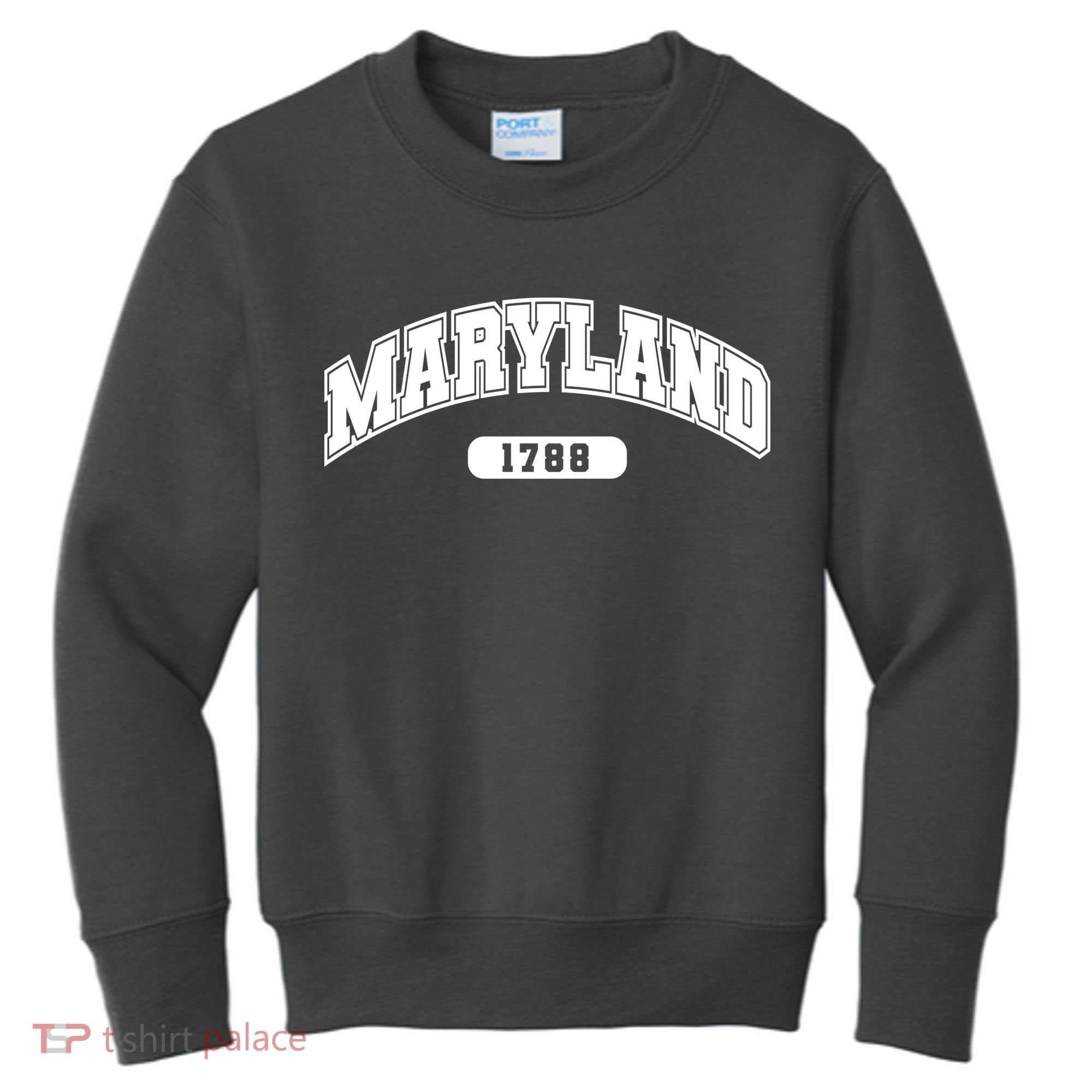Maryland Collegiate Style 1788 Kids Sweatshirt