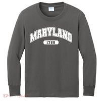 Maryland Collegiate Style 1788 Kids Long Sleeve Shirt thumb 0