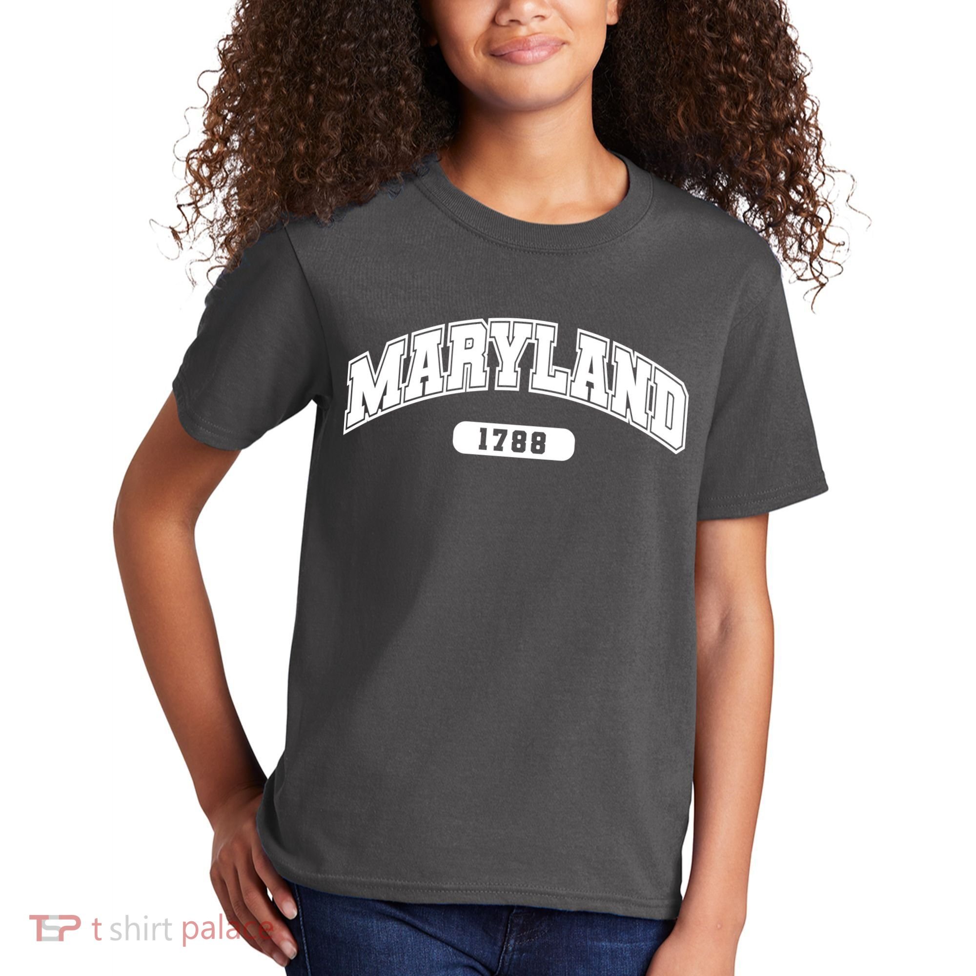 Maryland Collegiate Style 1788 Kids T-Shirt
