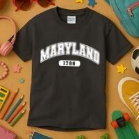 Maryland Collegiate Style 1788 Kids T-Shirt thumb 3