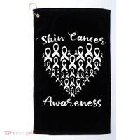 Melanoma Cancer Survivor Gift Skin Cancer Awareness Gift Golf Towel thumb 0