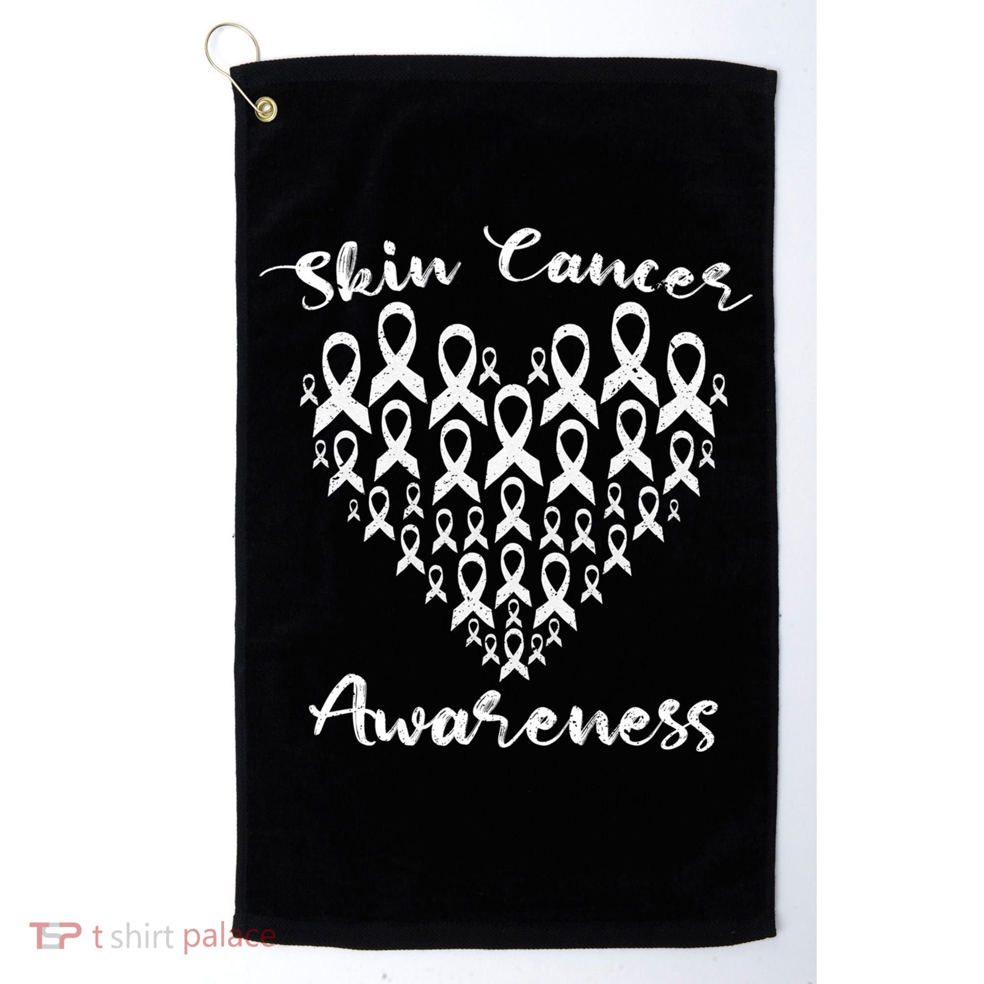 Melanoma Cancer Survivor Gift Skin Cancer Awareness Gift Golf Towel