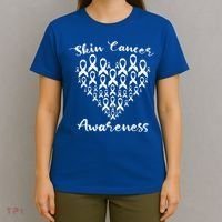 Melanoma Cancer Survivor Gift Skin Cancer Awareness Gift T-Shirt thumb 4