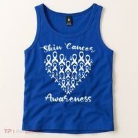 Melanoma Cancer Survivor Gift Skin Cancer Awareness Gift Tank Top thumb 2