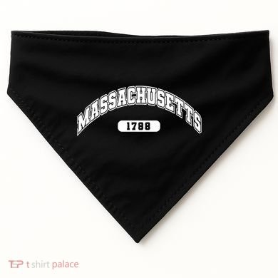 Massachusetts Collegiate Style 1788 USA-Made Doggie Bandana