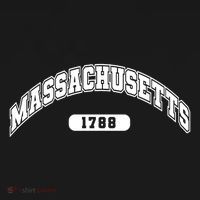 Massachusetts Collegiate Style 1788 Ornament thumb 1