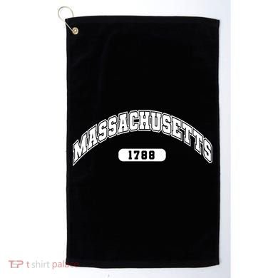 Massachusetts Collegiate Style 1788 Golf Towel
