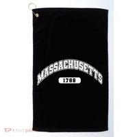 Massachusetts Collegiate Style 1788 Golf Towel thumb 0