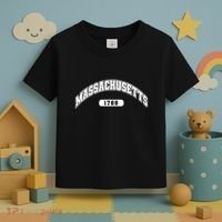 Massachusetts Collegiate Style 1788 Toddler T-Shirt thumb 3