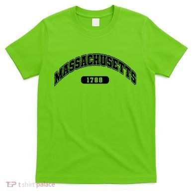 Massachusetts Collegiate Style 1788 T-Shirt
