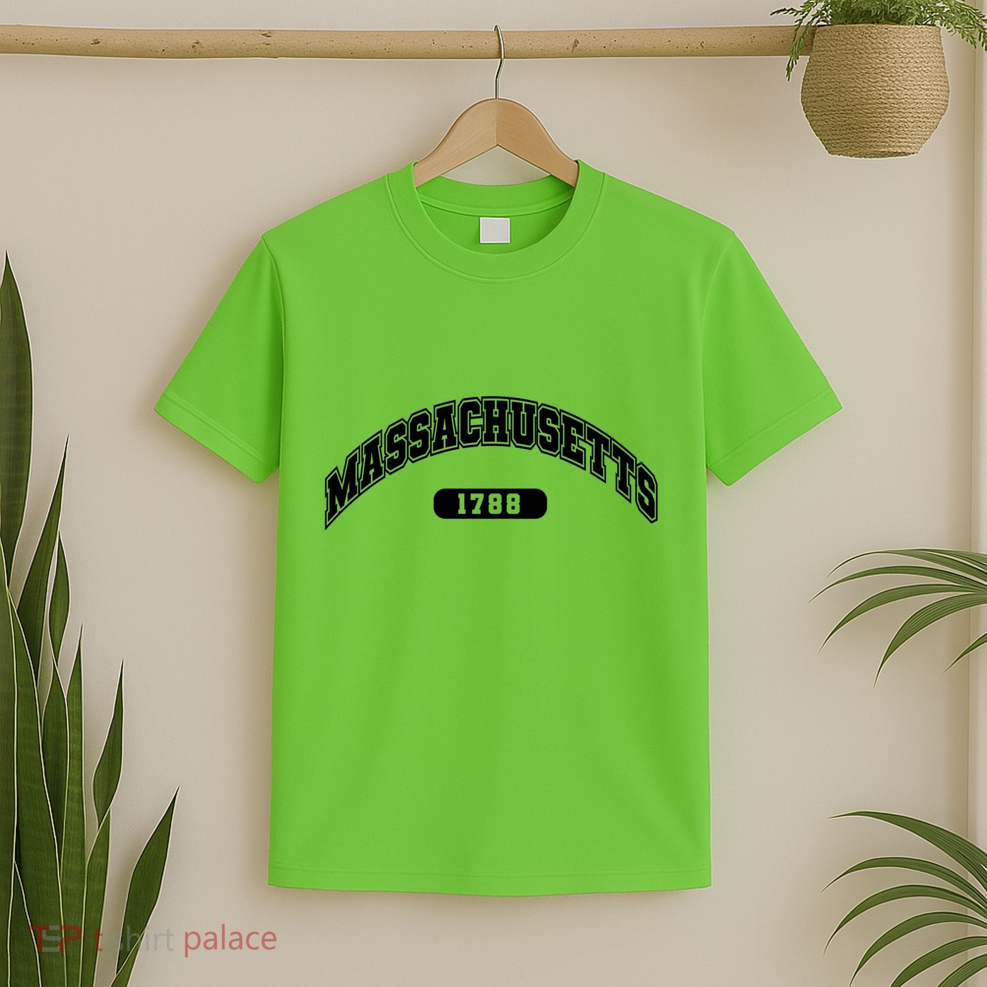 Massachusetts Collegiate Style 1788 T-Shirt