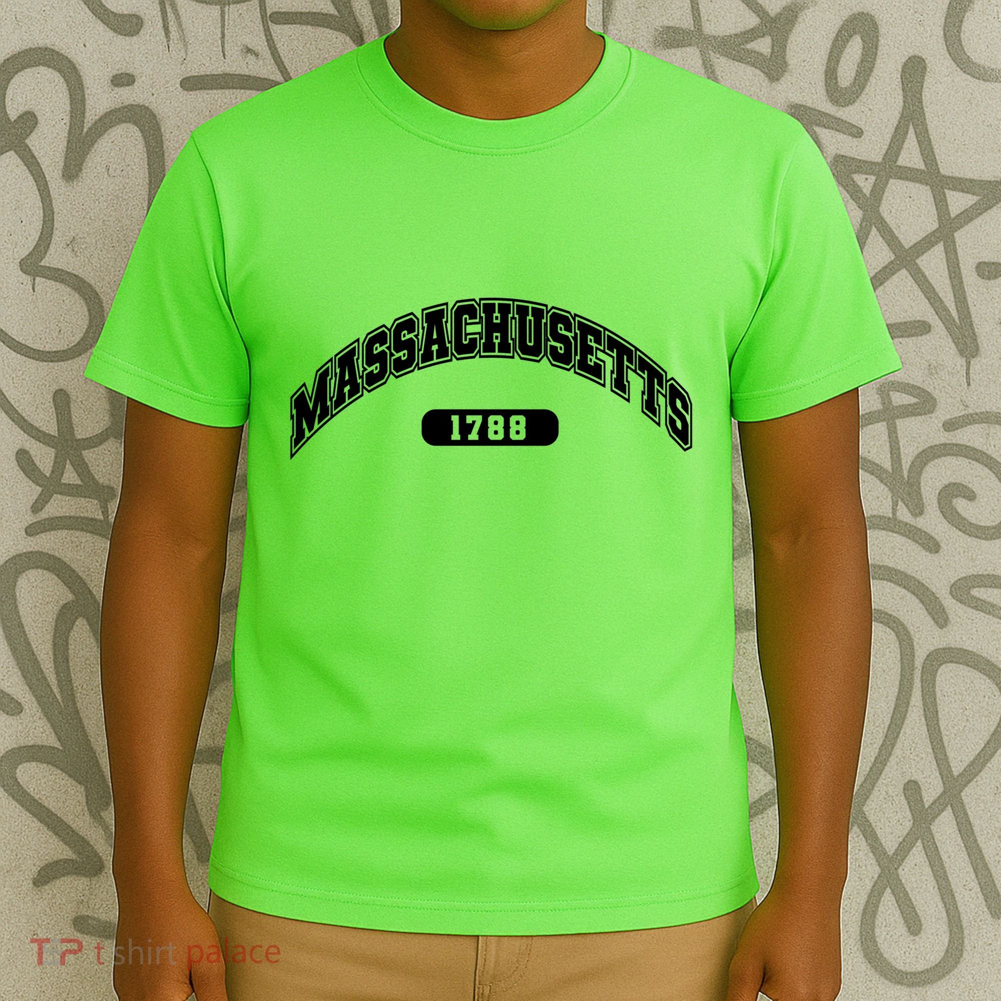 Massachusetts Collegiate Style 1788 T-Shirt