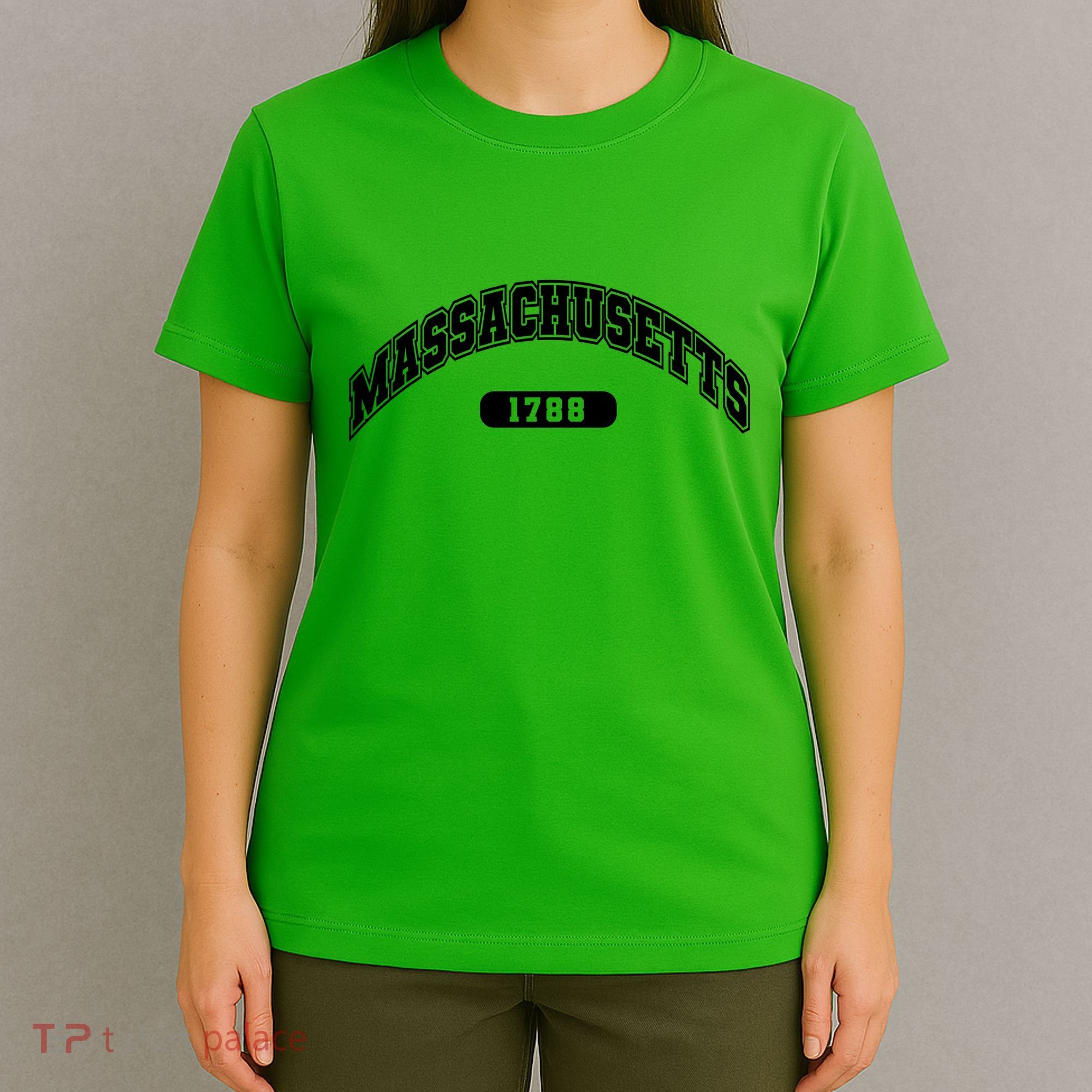 Massachusetts Collegiate Style 1788 T-Shirt