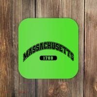 Massachusetts Collegiate Style 1788 Coaster thumb 0