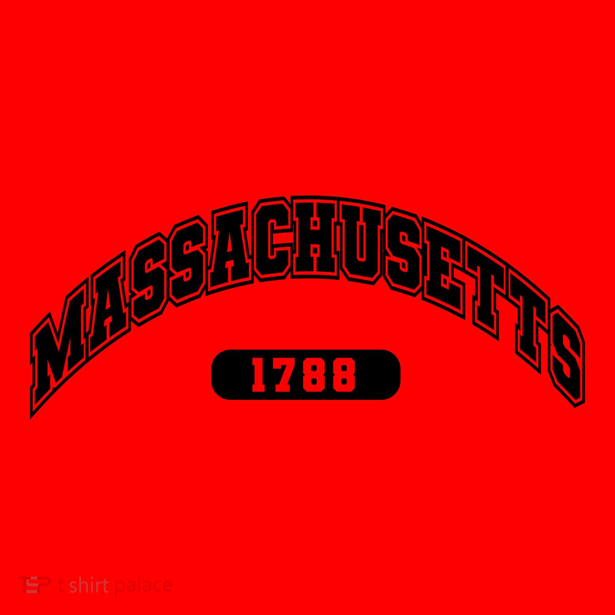 Massachusetts Collegiate Style 1788 Santa Hat