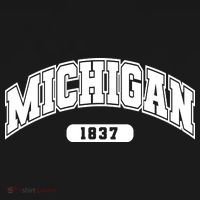 Michigan Collegiate Style 1837 USA-Made Doggie Bandana thumb 2