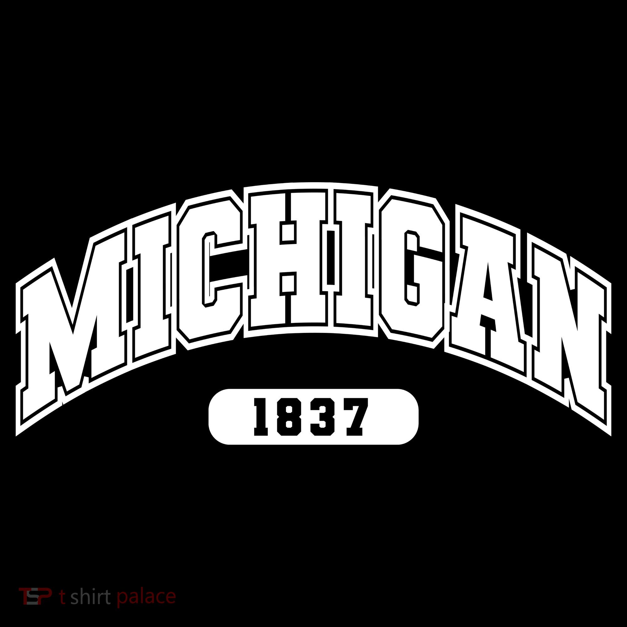 Michigan Collegiate Style 1837 Ornament