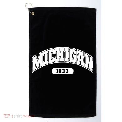 Michigan Collegiate Style 1837 Golf Towel