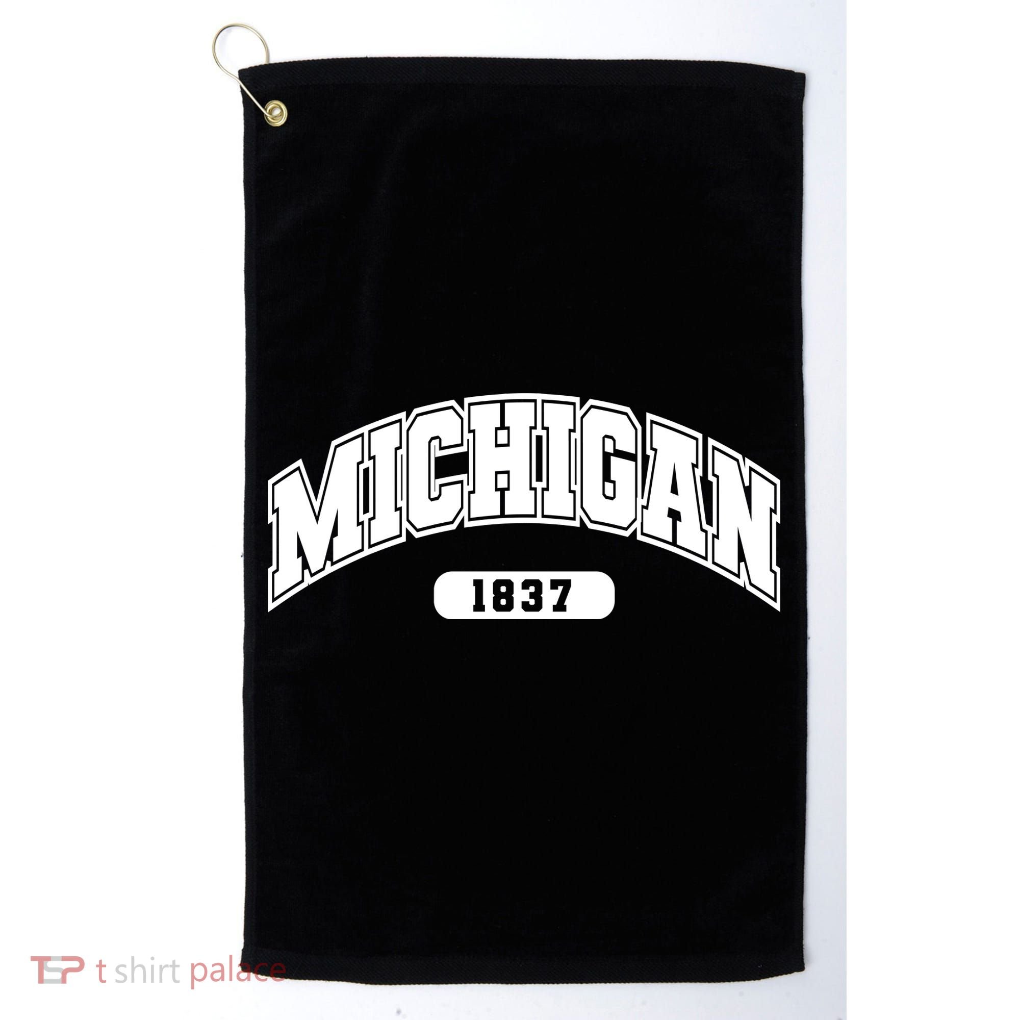 Michigan Collegiate Style 1837 Golf Towel