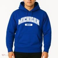 Michigan Collegiate Style 1837 Hoodie thumb 2