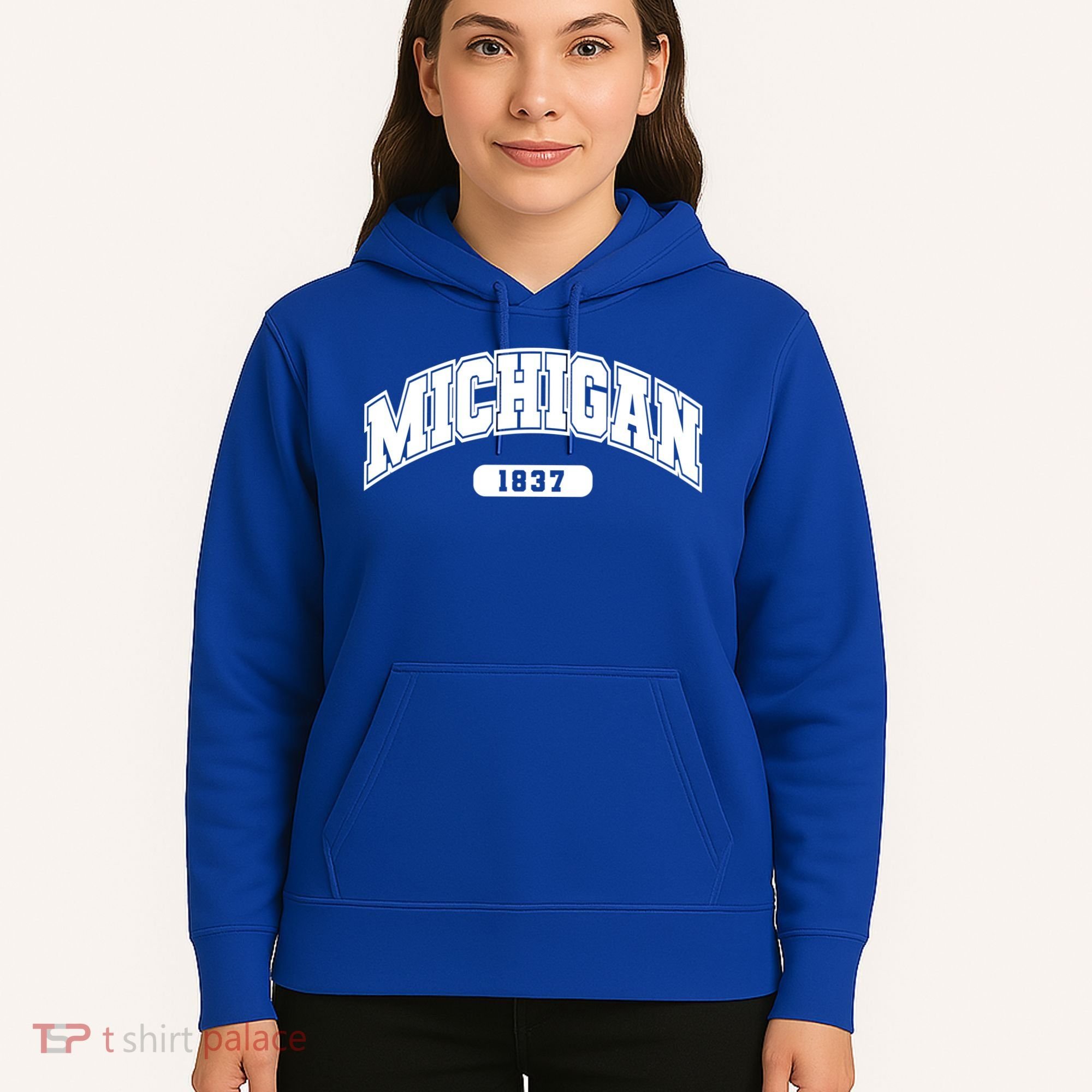 Michigan Collegiate Style 1837 Hoodie
