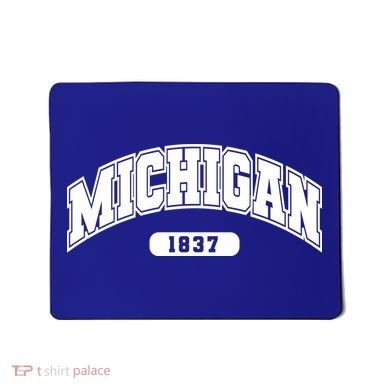 Michigan Collegiate Style 1837 Mousepad
