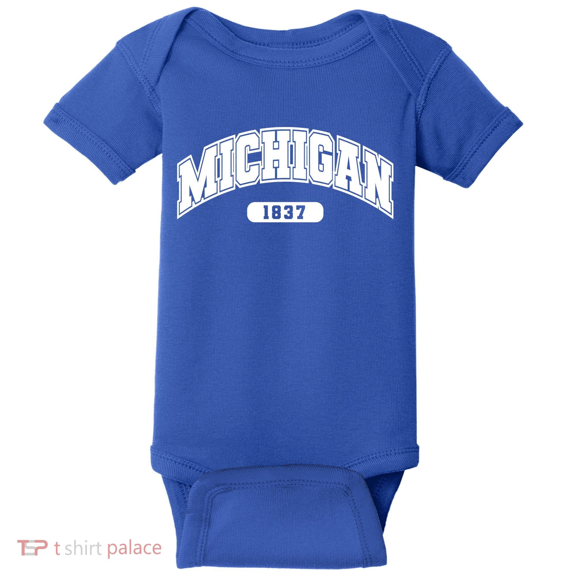 Michigan Collegiate Style 1837 Baby Bodysuit