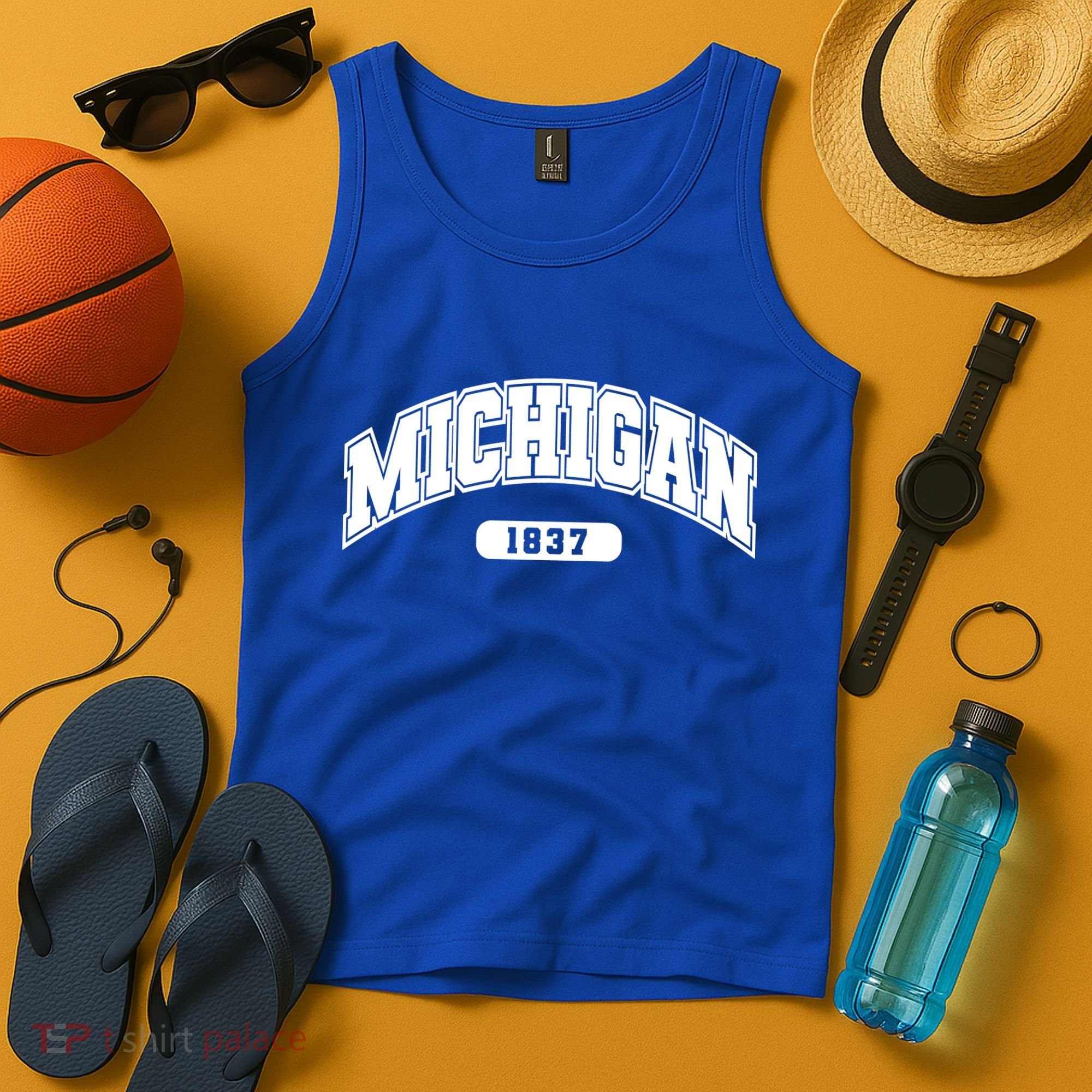 Michigan Collegiate Style 1837 Tank Top