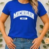 Michigan Collegiate Style 1837 Women's T-Shirt thumb 2