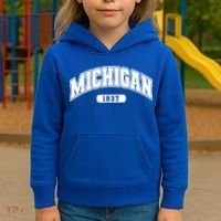 Michigan Collegiate Style 1837 Kids Hoodie thumb 3