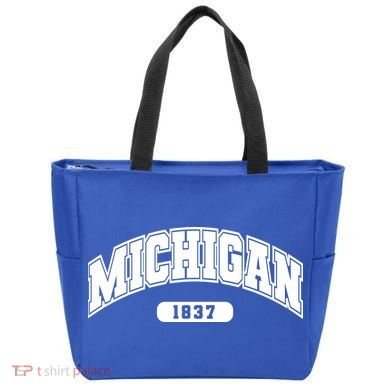 Michigan Collegiate Style 1837 Tote Bag