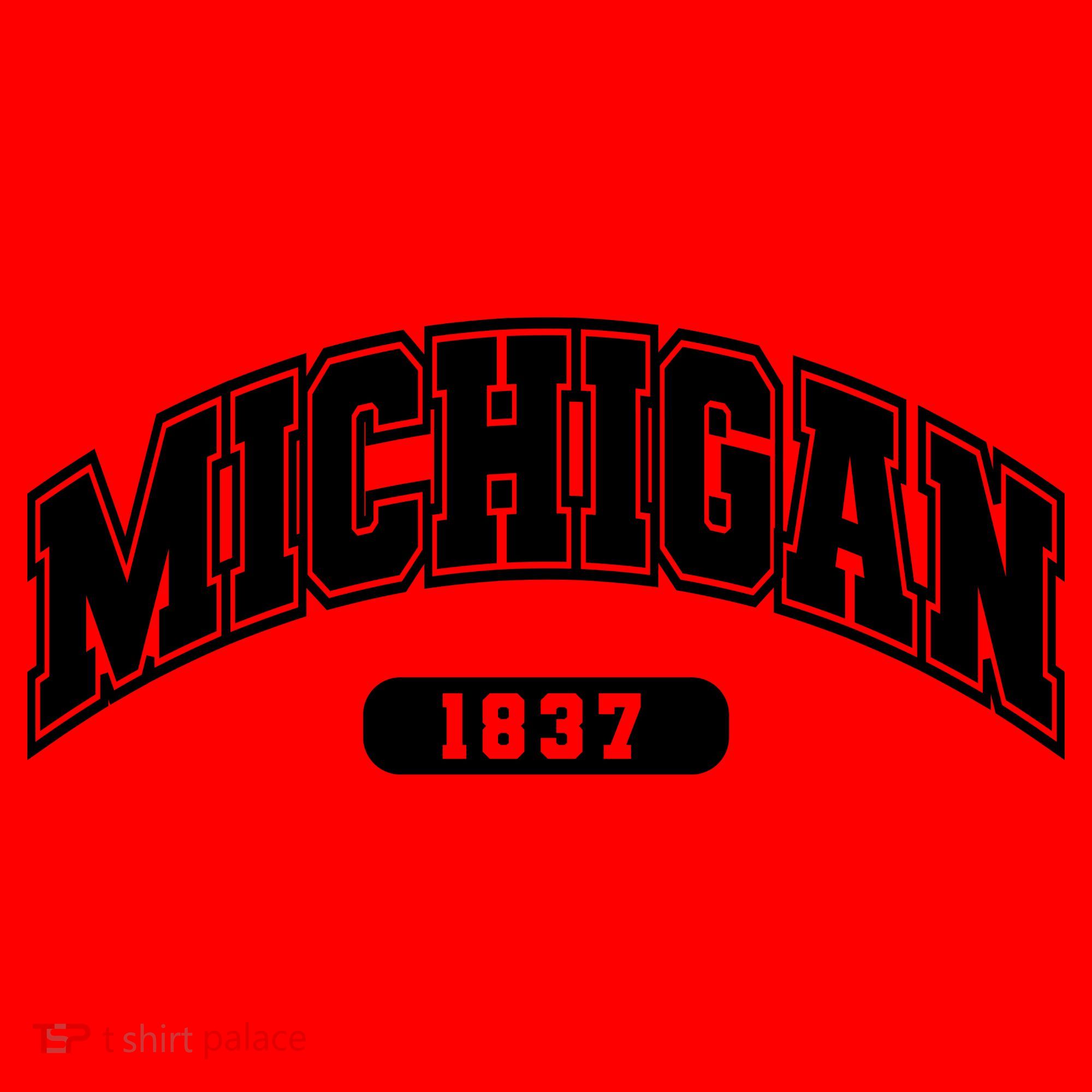 Michigan Collegiate Style 1837 Santa Hat