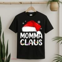 Momma Claus Shirt Christmas Pajama Family Matching Xmas T-Shirt thumb 2