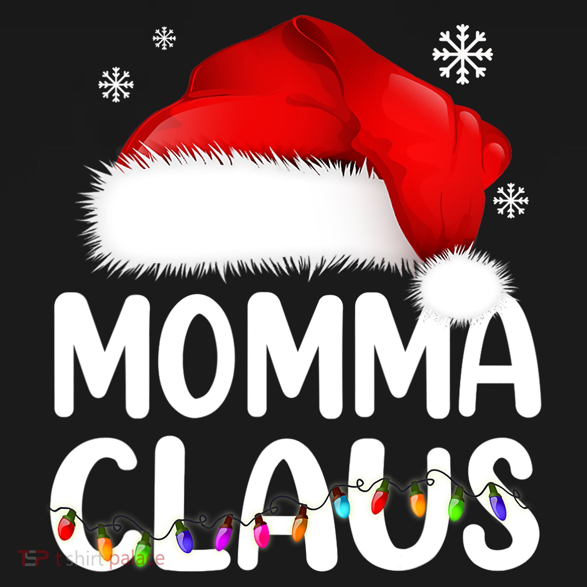 Momma Claus Shirt Christmas Pajama Family Matching Xmas Women's Tank Top