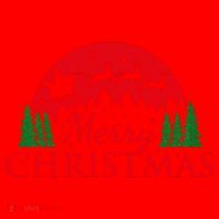 Merry Christmas Santa Reindeer Holiday Gift Santa Hat thumb 1
