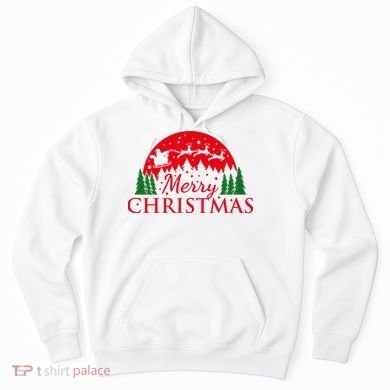 Merry Christmas Santa Reindeer Holiday Gift Hoodie