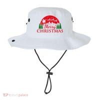 Merry Christmas Santa Reindeer Holiday Gift Bucket Hat thumb 0