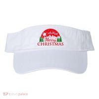 Merry Christmas Santa Reindeer Holiday Gift Visor thumb 0